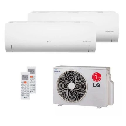 Ar Condicionado Bi Split Inverter 2x12000 BTUs LG Q/F 220V (prod com / barra)