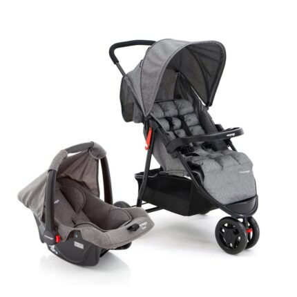 Travel System Delta Duo Pro Cinza Mescla - Voyage
