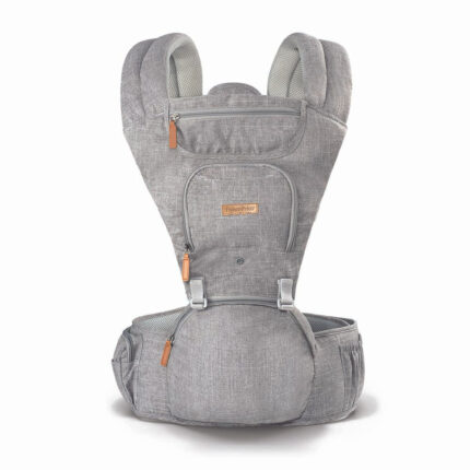 Canguru Para Bebê Hipseat Até 15Kg Cinza Fisher-Price - BB312 BB312