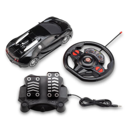 Carrinho com Volante e Pedal Racing Control Midnight Preto Multikids - BR1147
