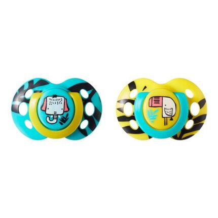 Chupeta Fun Style Tommee Tippee 2 Und 6-18M - Verde com Amarelo - TT004 TT004