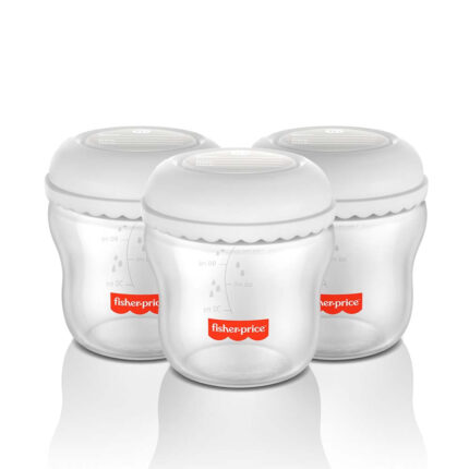 Kit 3 Frascos para Armazenar Leite 150 ml Mom's Essentials Frisher Price - BB1077
