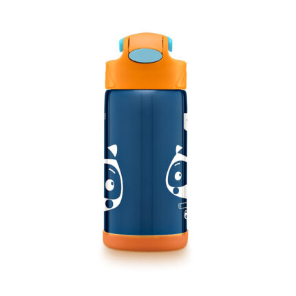 Copo Térmico Aço Inox Hot & Cold Azul Tutti Frutti 400 ml 12+M Fisher Price - BB1022 BB1022