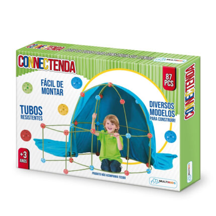 Connectenda Com 87 Peças Construção com Tubos Multikids - BR1553 BR1553