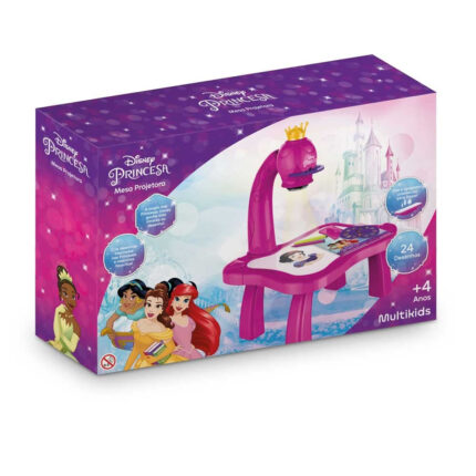 Mesa Projetora Disney Princesas Multikids com 24 Desenhos - BR2133