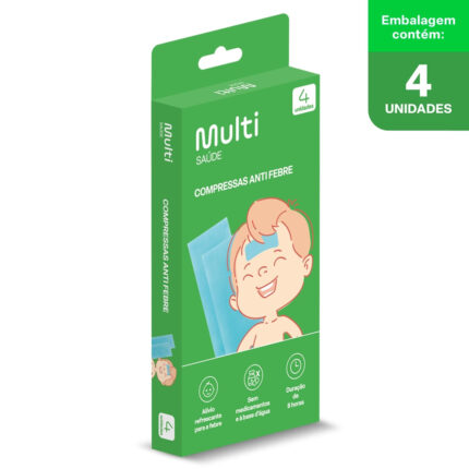 Compressa Anti Febre 4 Unidades Multi Saúde - HC636OUT [Reembalado]