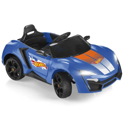 Carro Elétrico Rádio Controle R/C Ride on Hot Wheels Azul 12v Multikids - BR1383OUT [Reembalado]