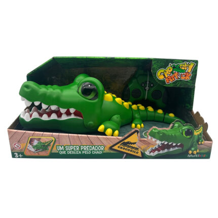 Crocodilo de Controle Remoto Crocky Attack Multikids - BR2255OUT [Remanufaturado]