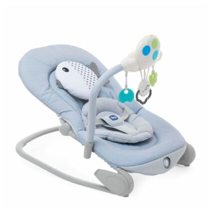 Cadeira Espreguiçadeira Chicco Balloon Regulavel Vibratória Azul - 79652390000 79652390000