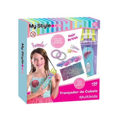 Kit Trançador de Cabelo Infantil My Style Multikids - BR2139