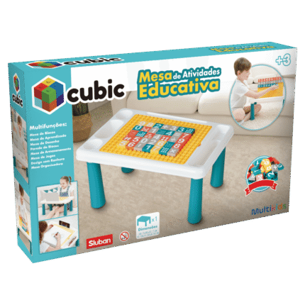 Mesa De Atividades Blocos de Montar Multikids - Br2278