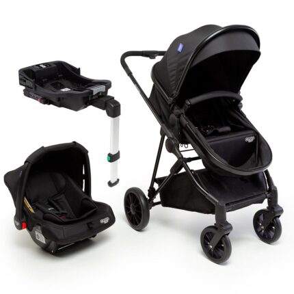 Carrinho de Bebê Travel System Lummy Trio Cosco Kids Preto