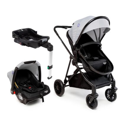 Carrinho de Bebê Travel System Trio Lummy Cinza Cosco Kids