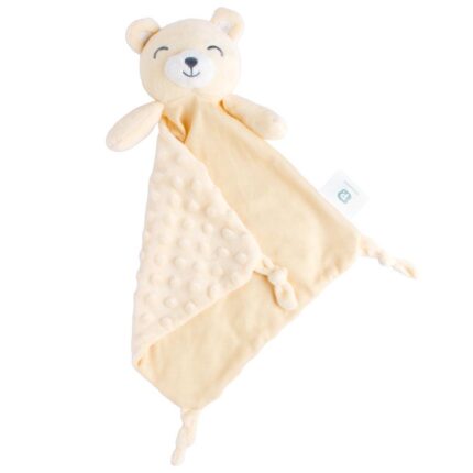 Naninha Com Textura Tamanho Único Infantil Pimpolho - Urso/Bege