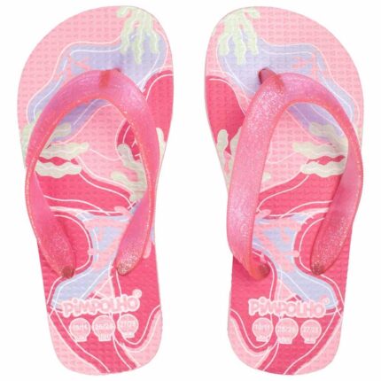 Chinelo Praiana Kids Rosa/Coral Fem Pimpolho - 24