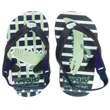 Chinelo Praiana Baby Marinho/Jacaré Masc Pimpolho - 17/18