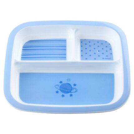 Prato Infantil Com Divisória Pimpolho - AZUL