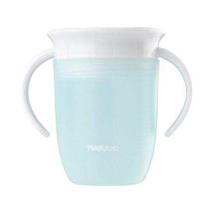 Copo Infantil Treinamento 360 210ml Antivazamento Pimpolho - AZUL